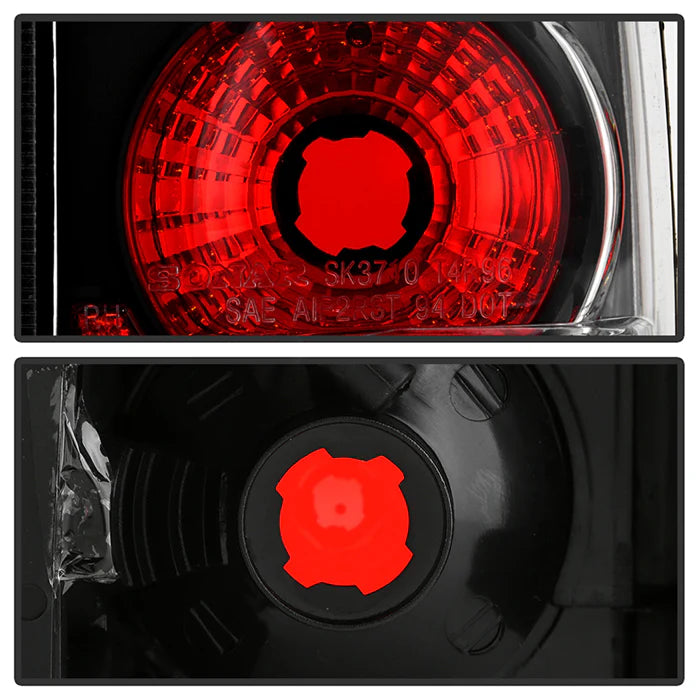 Spyder Black Euro Style Tail Lights for 4 Runner (1996-2002)
