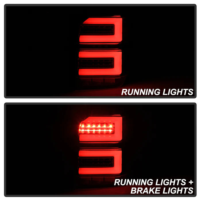 Spyder Black LED Tail Lights W/Sequential Turn Signal for 4Runner (2010-2023)
