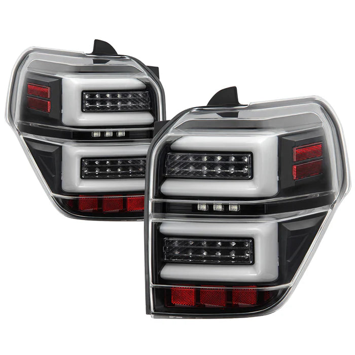 Spyder Black LED Tail Lights W/Sequential Turn Signal For 4Runner (201 ...