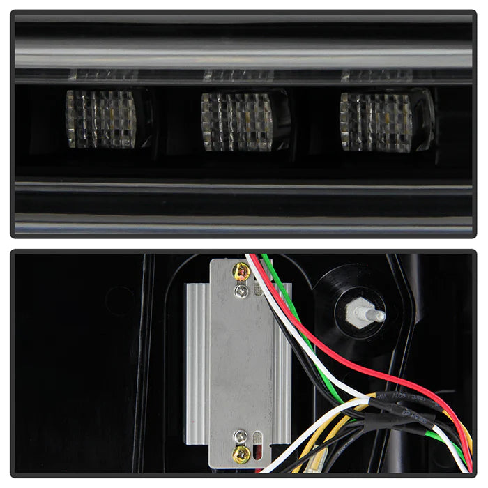 Spyder Black LED Tail Lights W/Sequential Turn Signal for 4Runner (2010-2023)