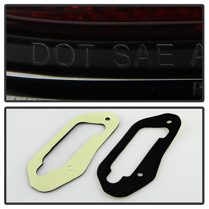 Spyder Black LED Tail Lights W/Sequential Turn Signal for 4Runner (2010-2023)