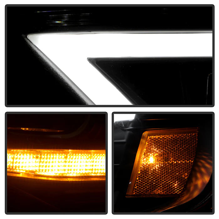Spyder Black Projector Headlights W/Sequential LED for 4Runner (2014-2020)
