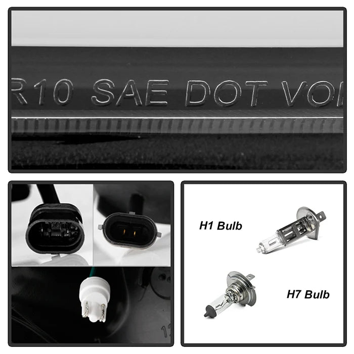 Spyder Black Projector Headlights for 4Runner (2010-2013)