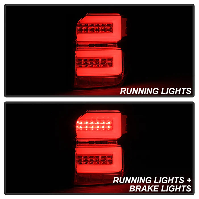 Spyder Chrome LED Tail Lights W/Sequential Turn Signal for 4Runner (2010-2023)