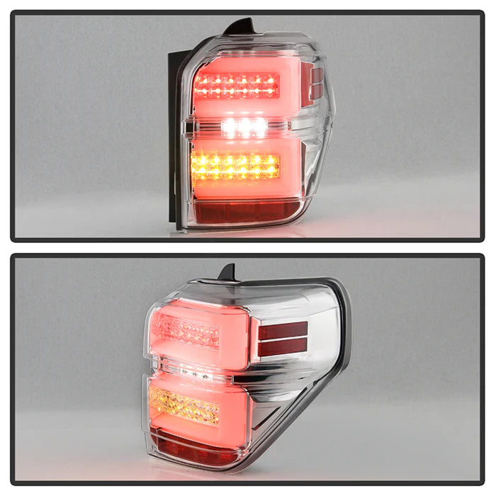Spyder Chrome LED Tail Lights W/Sequential Turn Signal for 4Runner (2010-2023)