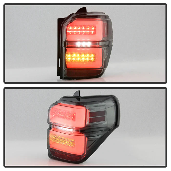 Spyder Smoke LED Tail Lights W/Sequential Turn Signal for 4Runner (2010-2023)