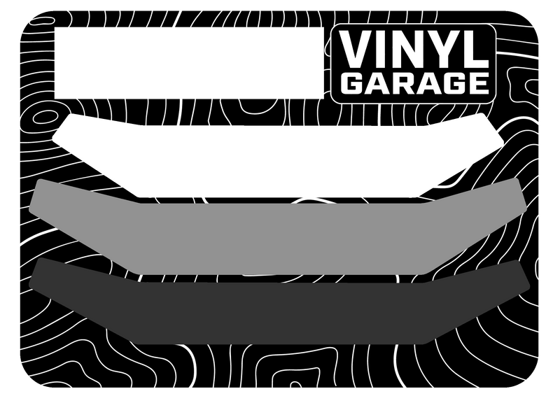Vinyl Garage Grille Accent Strips For 4Runner (2025-Current)