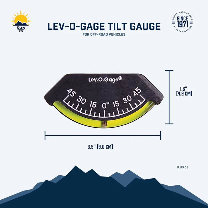 Sun Company Lev-O-Gage Tilt Gauge