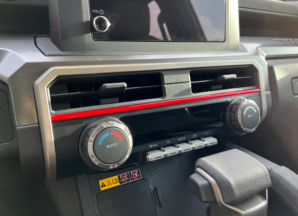 Tufskinz Strip Above Climate Control Accent Trim for 4Runner (2025-Current)