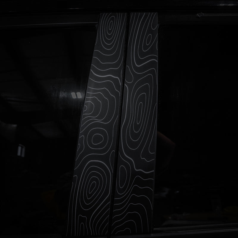 Vinyl Garage Topo B Pillar Decals For 4Runner (2010-2024)