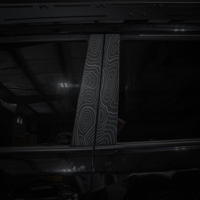 Vinyl Garage Topo B Pillar Decals For 4Runner (2010-2024)