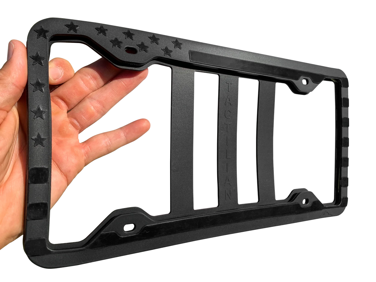Silicone American Flag License Plate Frame — 4Runner Lifestyle