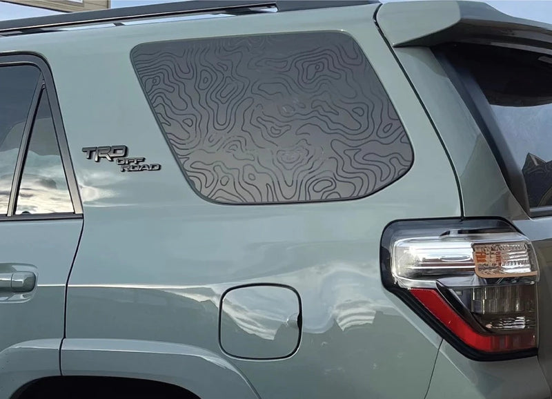 Rear Quarter Panel Window Decals For 4Runner (2010-2024)