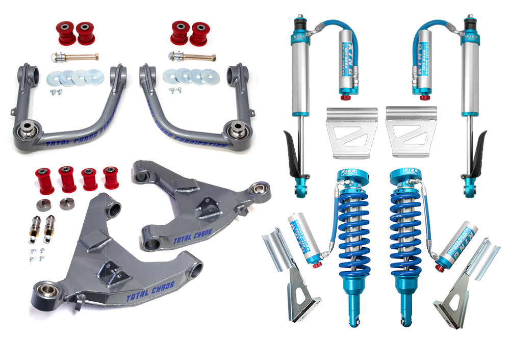 Total Chaos Mid Travel Lift Kit W/Front & Rear 2.5" Shocks for 4Runner (2003-2009)