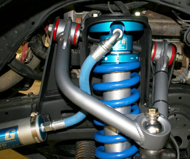 Total Chaos Upper Coil Bucket Tower Gussets Weld-On For 4Runner (2003-2009)