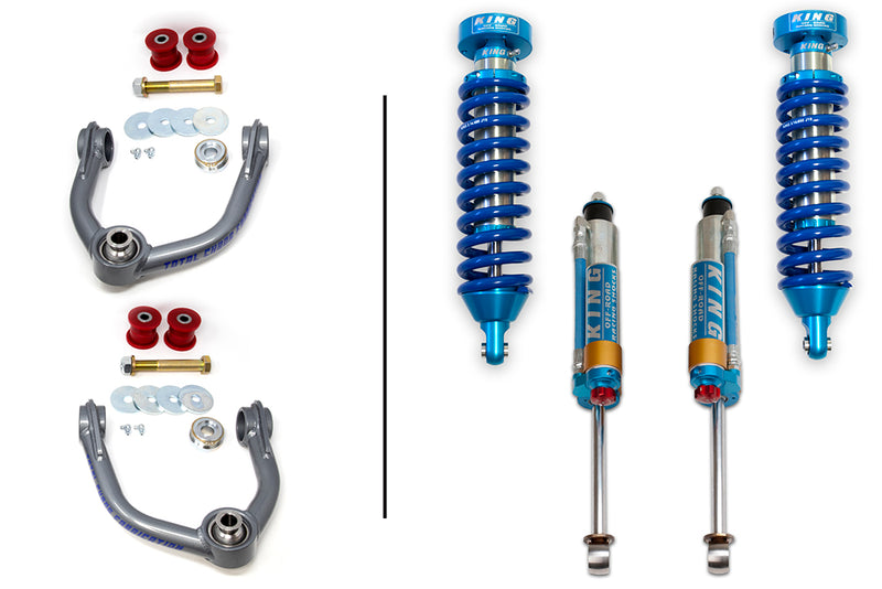 Total Chaos Upper Control Arms W/Front and Rear 2.5" Shocks For 4Runner (1996-2002)