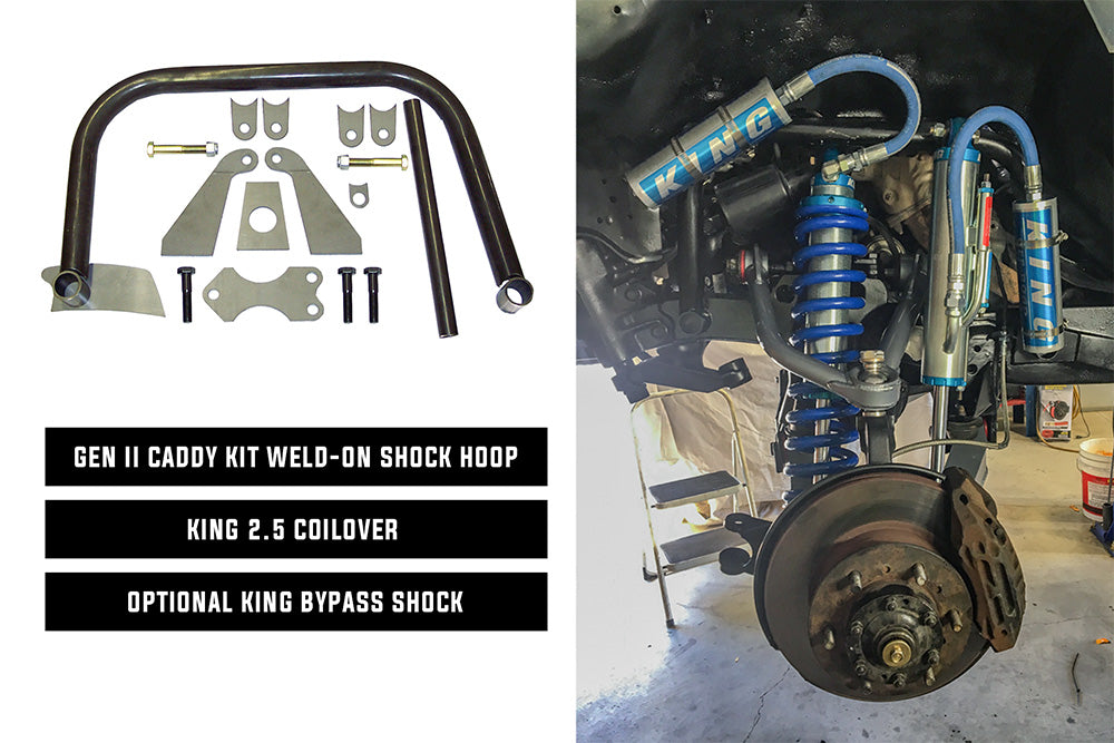 Total Chaos +3.25" Gen II Caddy Long Travel Kit W/Boxed LCA for 4Runner (1986-1995)