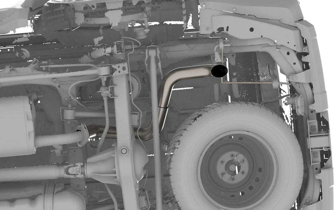 NYTOP Titanium Axle Dump Exhaust For 4Runner (2025-Current)