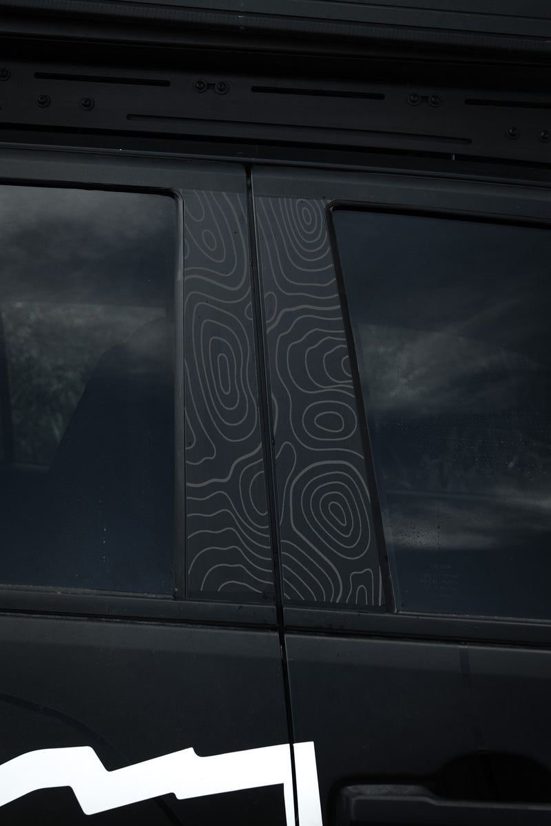 Vinyl Garage Topo B Pillar Decals For 4Runner (2025-Current)
