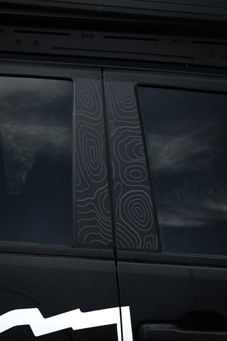 Vinyl Garage Topo B Pillar Decals For 4Runner (2025-Current)