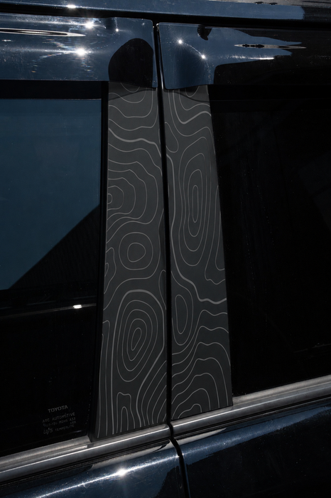 Vinyl Garage Topo B Pillar Decals For 4Runner (2010-2024)