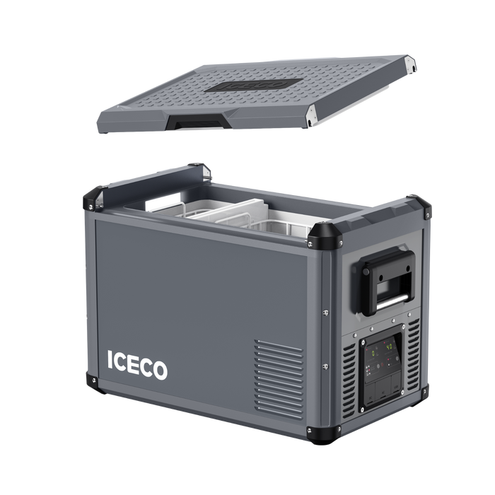 ICECO VL45ProD Dual Zone Portable Freezer Gray
