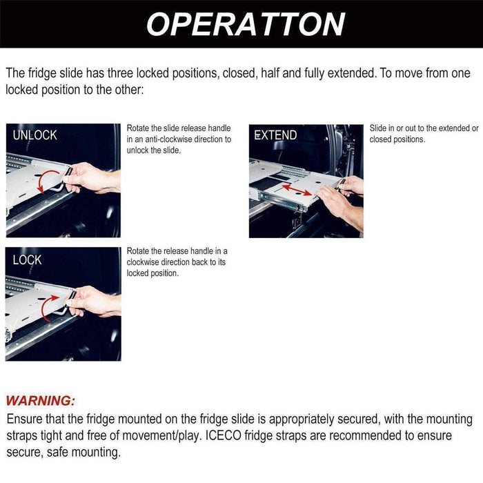 ICECO APL55/VL60PRO Mounting Slide
