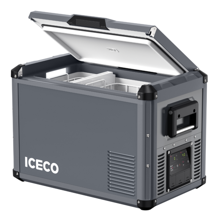 ICECO VL45ProD Dual Zone Portable Freezer Gray