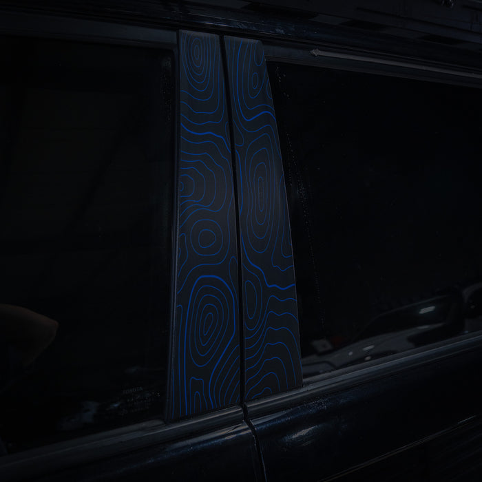 Vinyl Garage Topo B Pillar Decals For 4Runner (2010-2024)