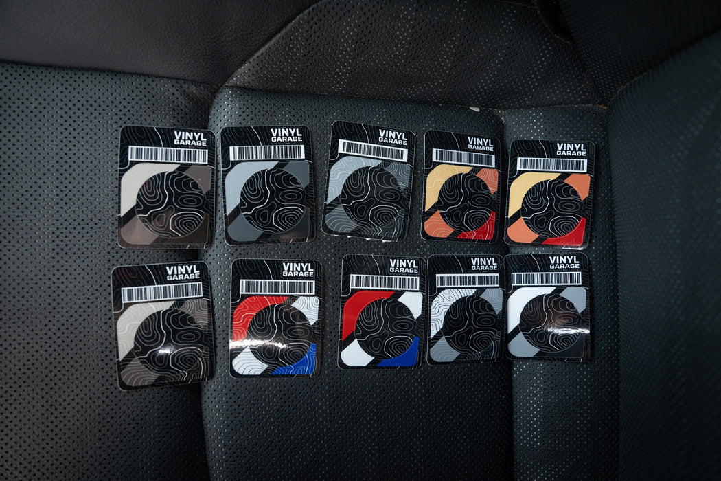 Vinyl Garage Start/Stop Button Overlay For 4Runner (2025-Current)