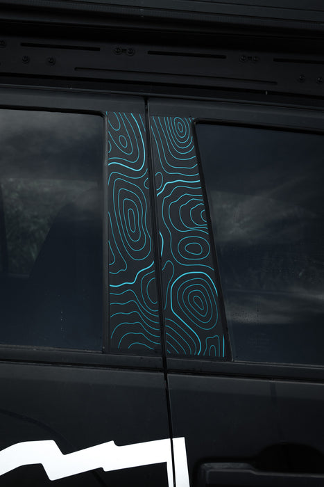 Vinyl Garage Topo B Pillar Decals For 4Runner (2025-Current)
