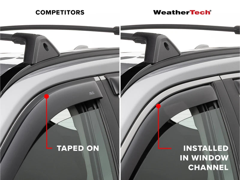Current Deflector WeatherTech Side Window Deflectors For 4Runner (2025-Current) — 4Runner ...