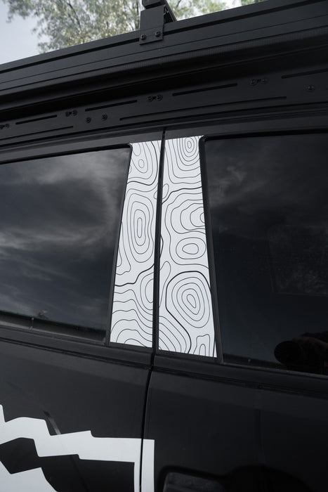 Vinyl Garage Topo B Pillar Decals For 4Runner (2025-Current)