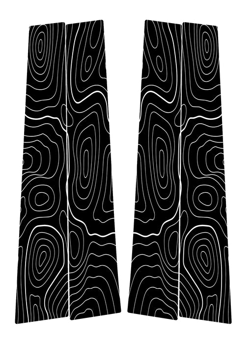 Vinyl Garage Topo B Pillar Decals For 4Runner (2010-2024)