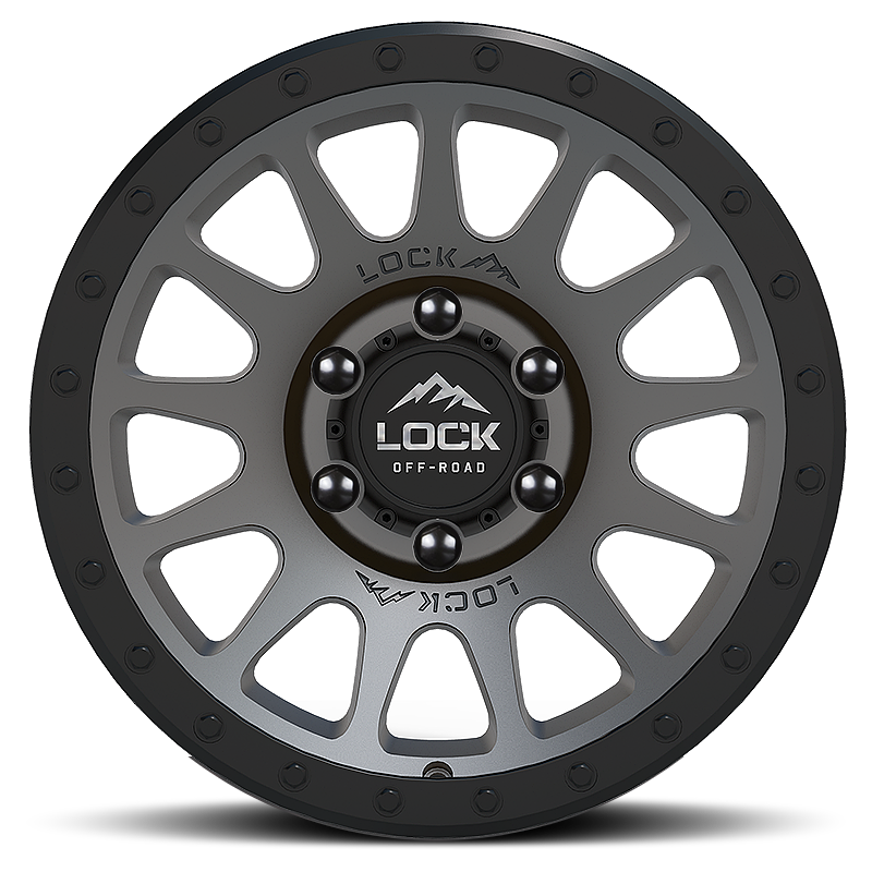 Lock Off-Road Wheels Yosemite Matte Grey