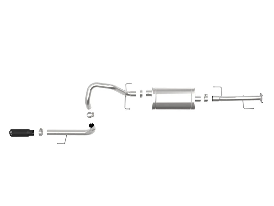 aFe MACH Force-Xp 2-1/2 IN to 3 IN 304 Stainless Steel Cat-Back Exhaust System w/ Black Tip For 4Runner (2010-2024)
