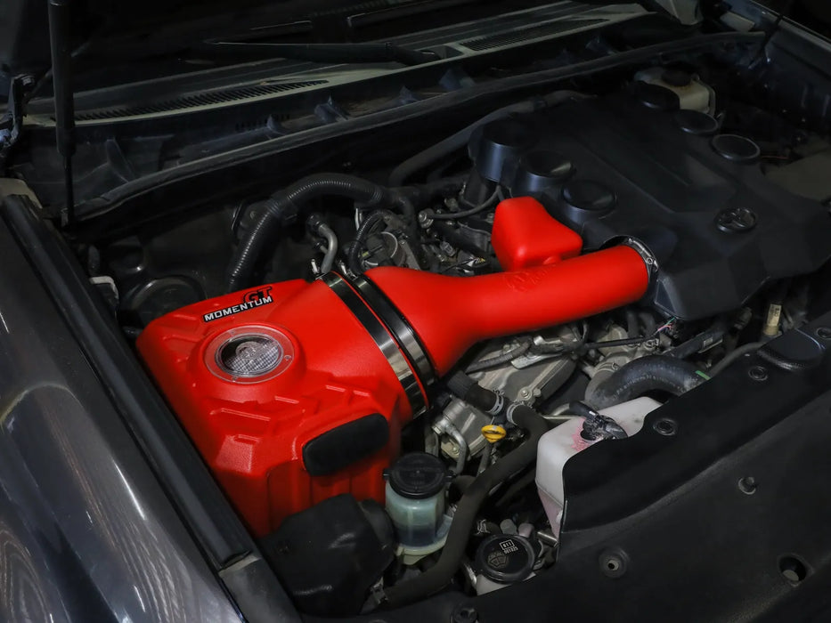 Red Intake aFe Momentum GT Red Edition Cold Air Intake System w/ Pro DRY S Filter ...