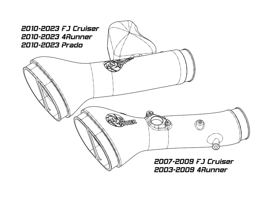 aFe Momentum GT Red Edition Cold Air Intake System w/ Pro DRY S Filter For 4Runner (2003-2024)