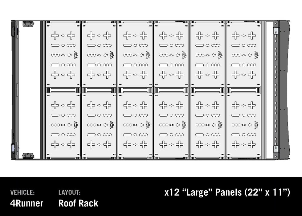 Backwoods DRIFTR Roof Rack Deck Accessory Panels