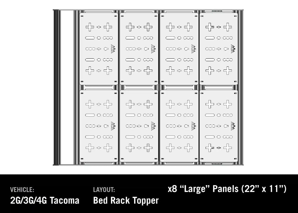 Backwoods DRIFTR Roof Rack Deck Accessory Panels
