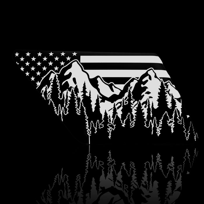 Rear Quarter Panel Window Decals For 4Runner (2025-Current)