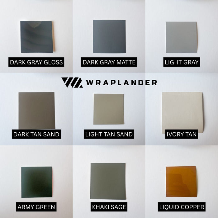 Wraplander DIY Topography Vinyl Wrap Full Car Kit