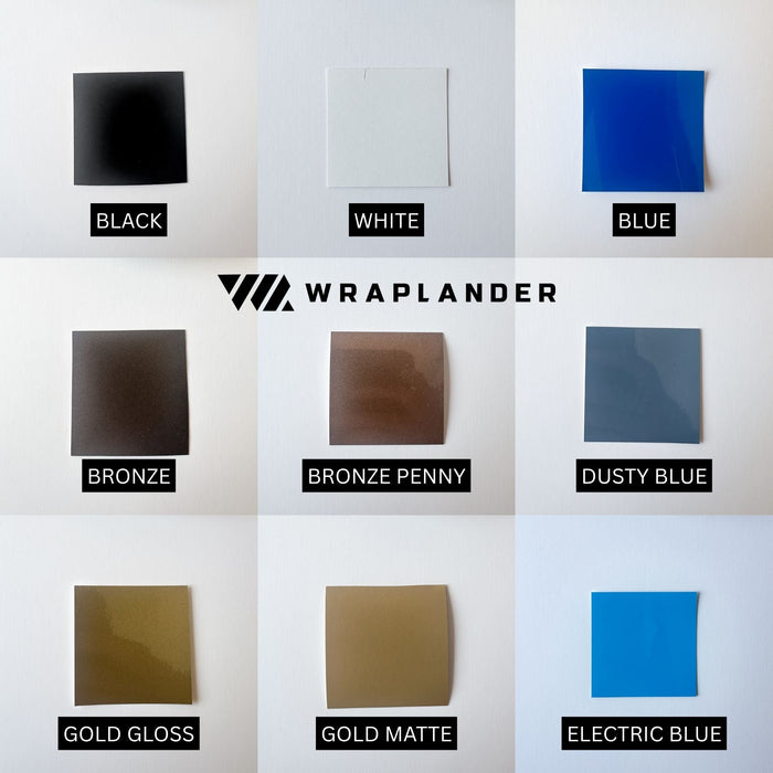 Wraplander DIY Topography Vinyl Wrap Full Car Kit