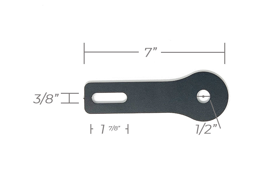 Cali Raised Ditch Light Bracket Extensions