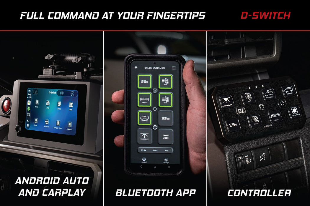 Diode Dynamics D-Switch 8-Channel Switch Panel For 4Runner