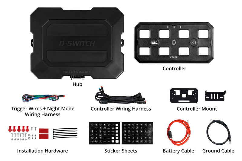 Diode Dynamics D-Switch 8-Channel Switch Panel For 4Runner