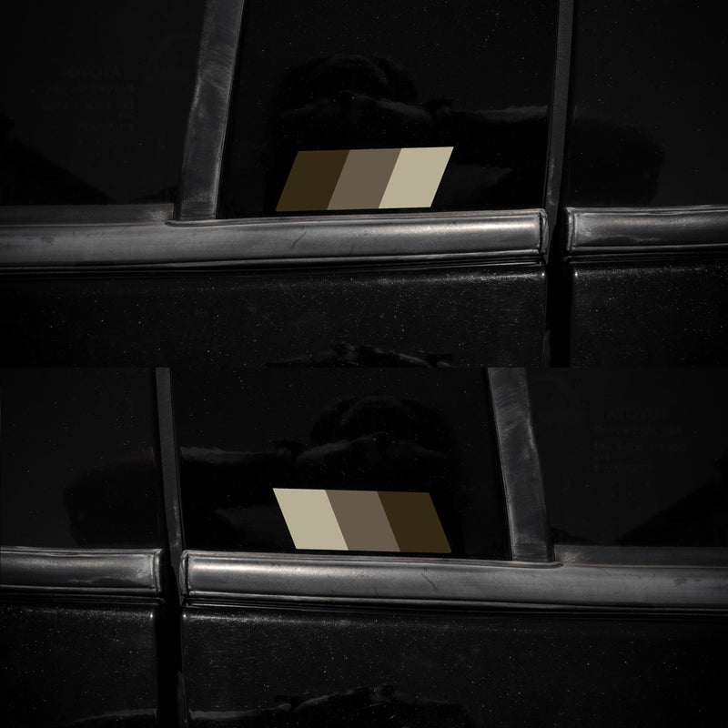 Vinyl Garage B Pillar Three Stripe Decal