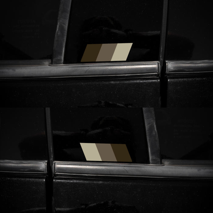 Vinyl Garage B Pillar Three Stripe Decal