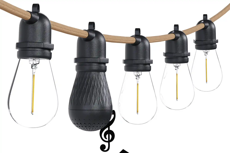 Freespirit Recreation Camping String Lights W/Speakers