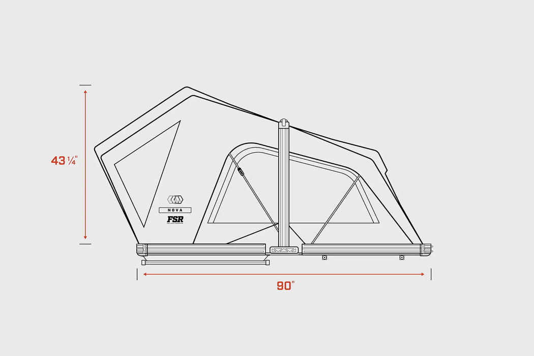 Freespirit RecreationNova King Rooftop Tent
